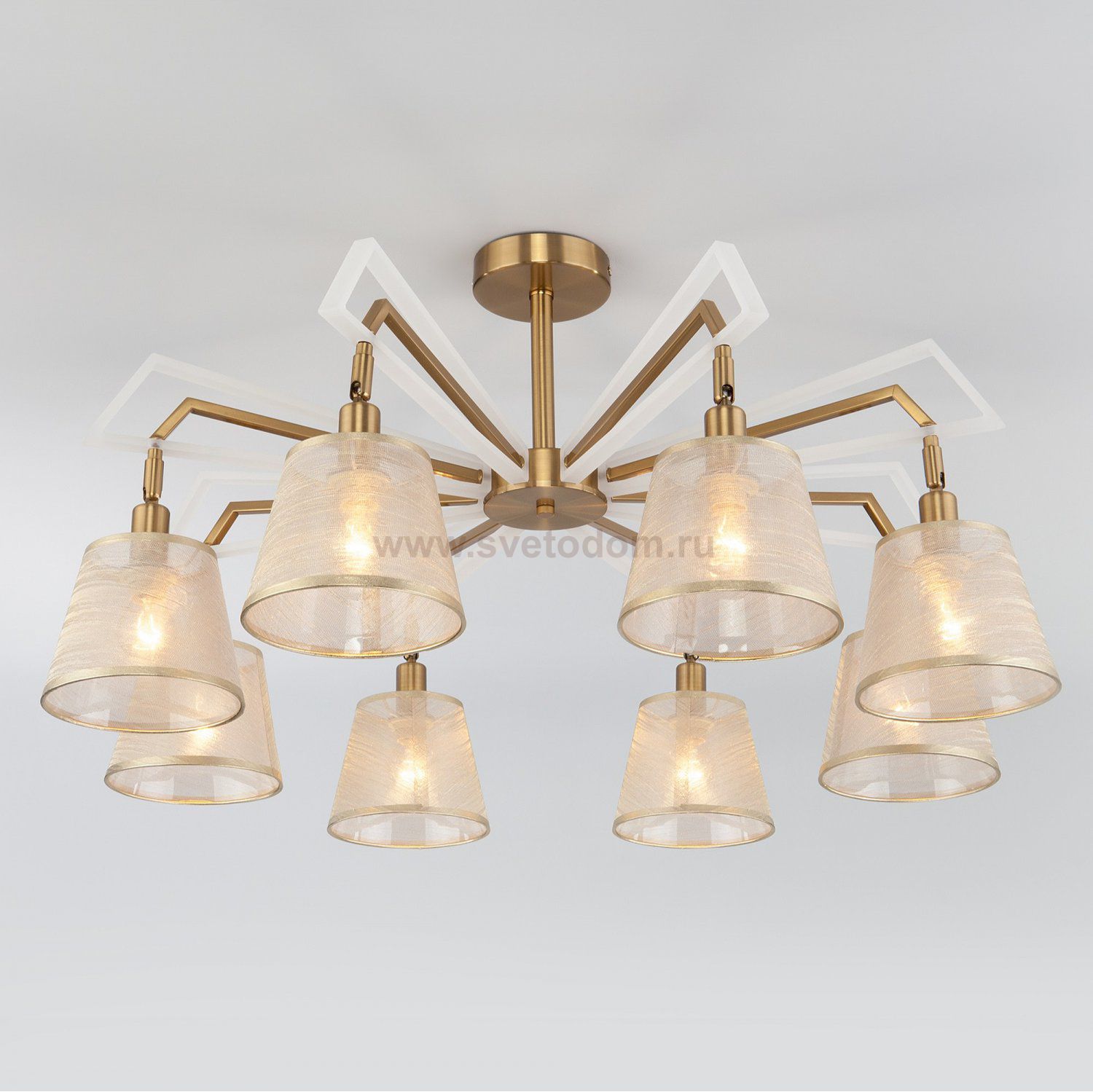 Светильник Eurosvet 60082/8 золотая бронза