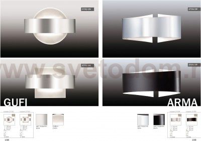 Настенный светильник Odeon light 2733/1W GUFI