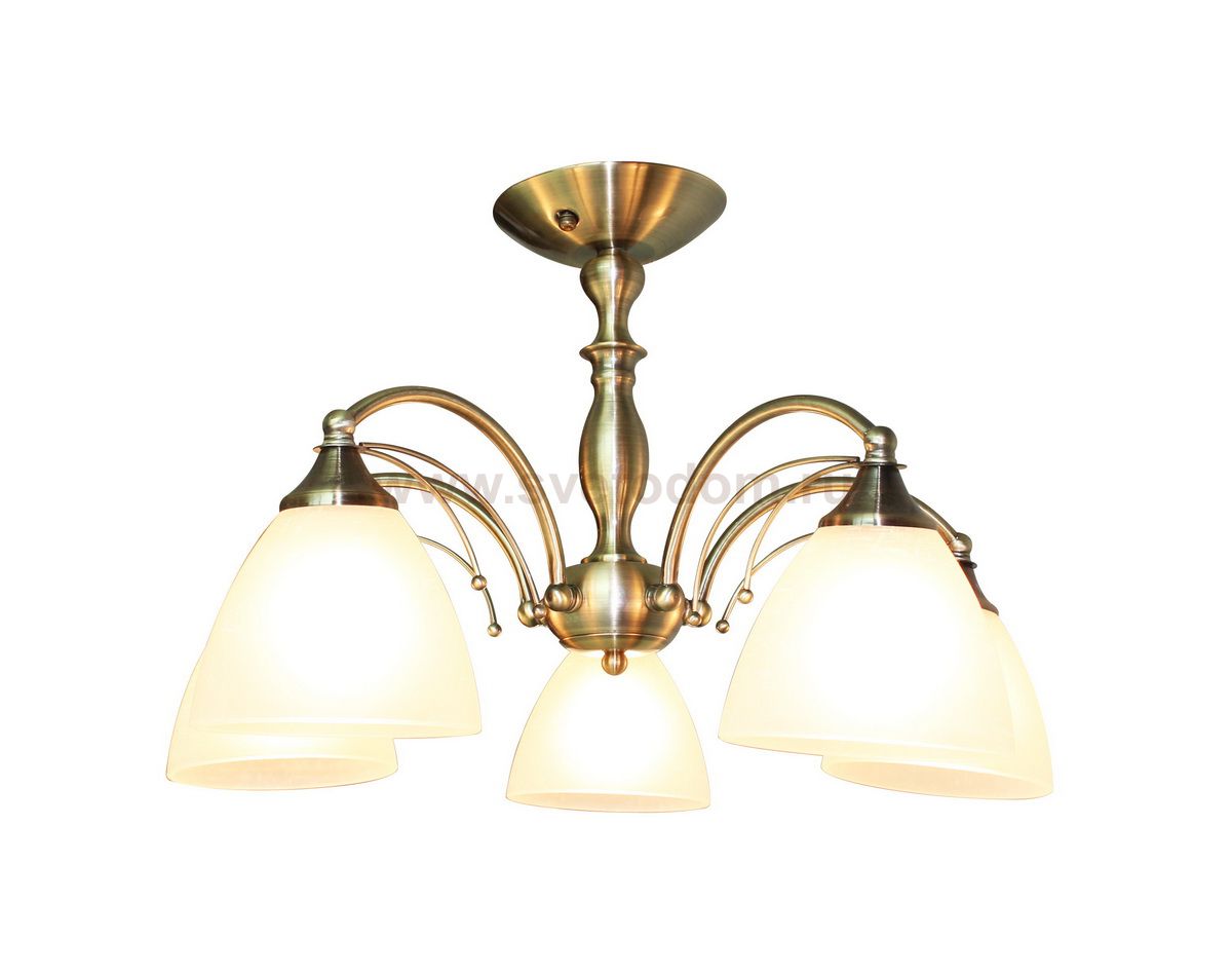 Люстра подвесная Milana 273/5PF-Oldbronze