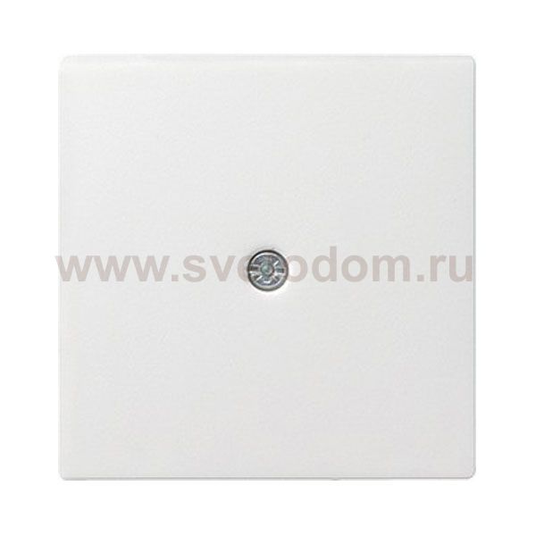 Gira S-55 Бел глянц Накладка ввода кабеля (G27403)