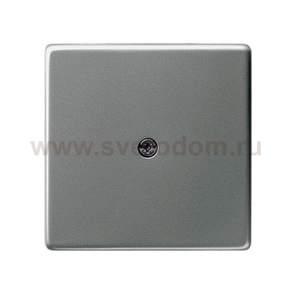 Gira E22 Сталь Накладка ввода кабеля для средств связи (G27420)