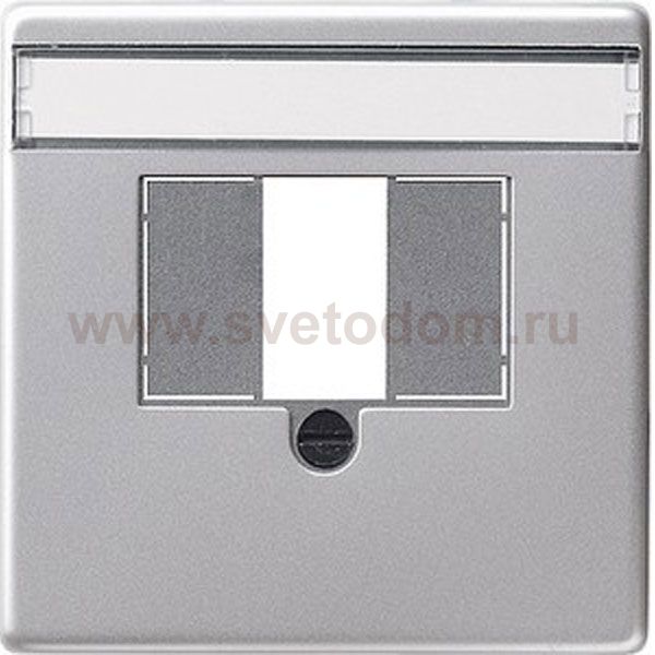 276203 Gira - Вставка розетки с крышкой, с защитой от детей и полем для надписи