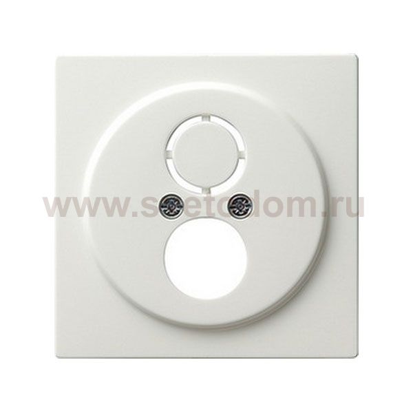 Gira S-Color Белый Накладка с опорной пластиной и переходн. для вычисл. техники и средств связи (G27740)