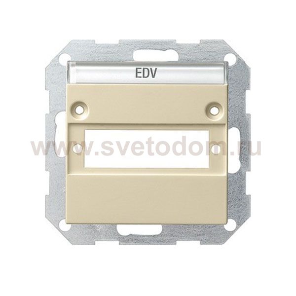 Gira S-55 Крем глянц Накладка для штепсельных разъемов D-subminiature (G27801)