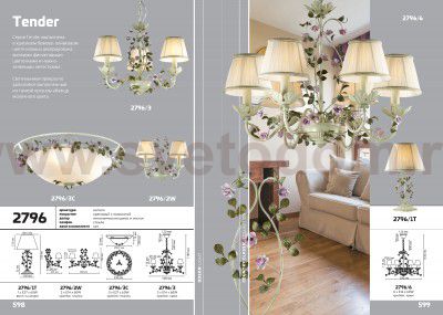 Настольная лампа Odeon light 2796/1T TENDER