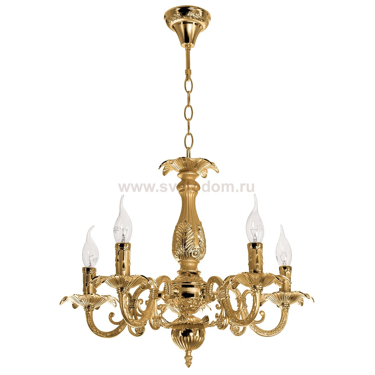 Люстра классическая Экономсвет 2801/5SGD