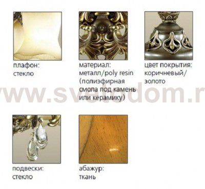 Люстра Odeon light 2802/8 SAFIRA