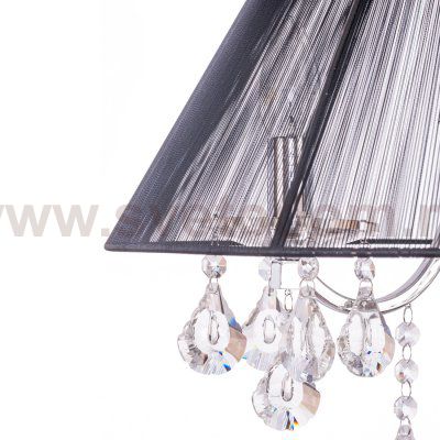 Потолочный абажур Экономсвет 2802/3CR WT BK