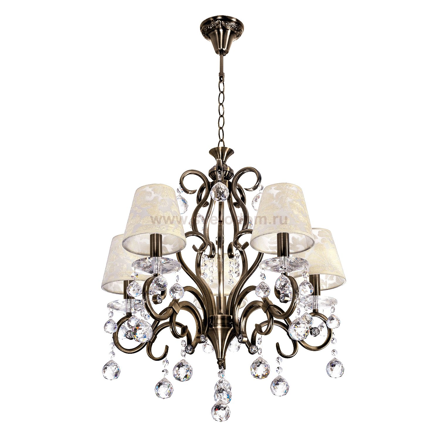 Светильник ЭкономСвет 2804/5AB WT