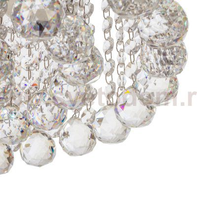 Люстра с хрусталем Экономсвет 2823/3CR+WT