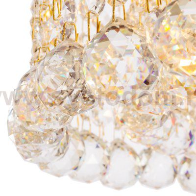 Люстра с хрусталем Экономсвет 2823/4FGD+WT