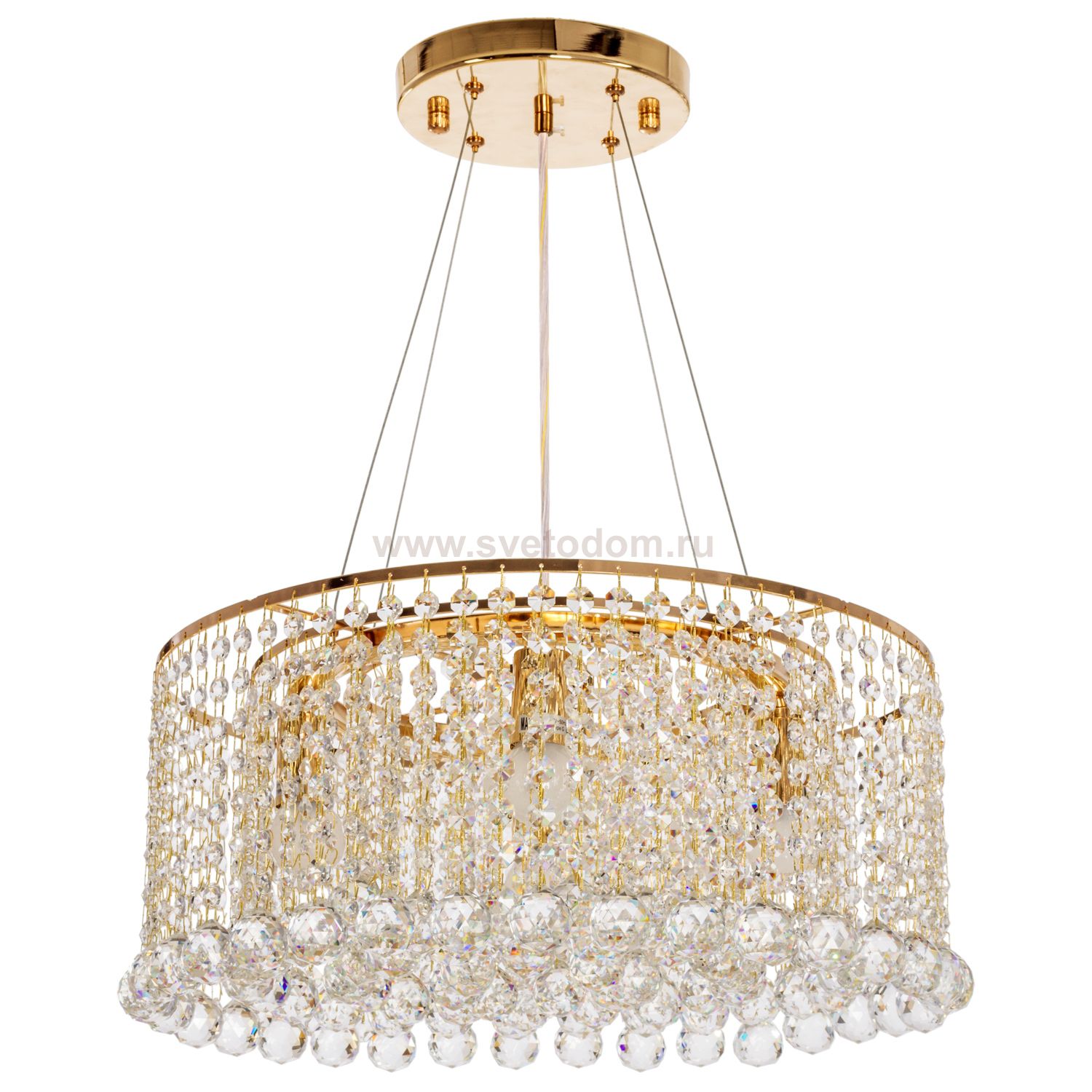 Люстра с хрусталем Экономсвет 2823/4FGD+WT