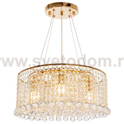 Люстра с хрусталем Экономсвет 2823/4FGD+WT