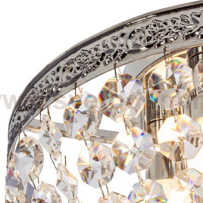 Люстра с хрусталем Экономсвет 2824/4CR+WT