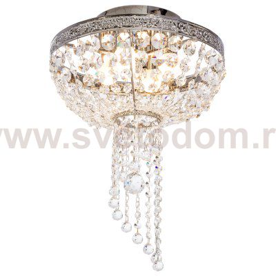 Люстра с хрусталем Экономсвет 2824/4CR+WT