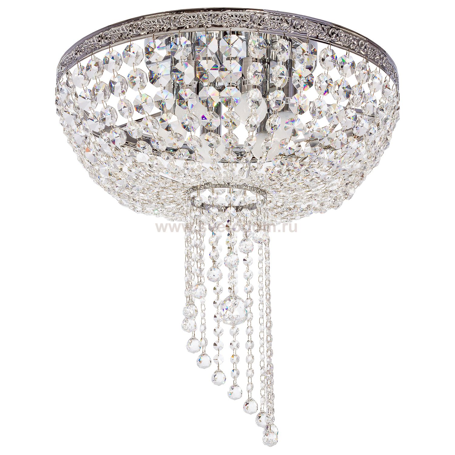 Светильник ЭкономСвет 2824/6CR+WT