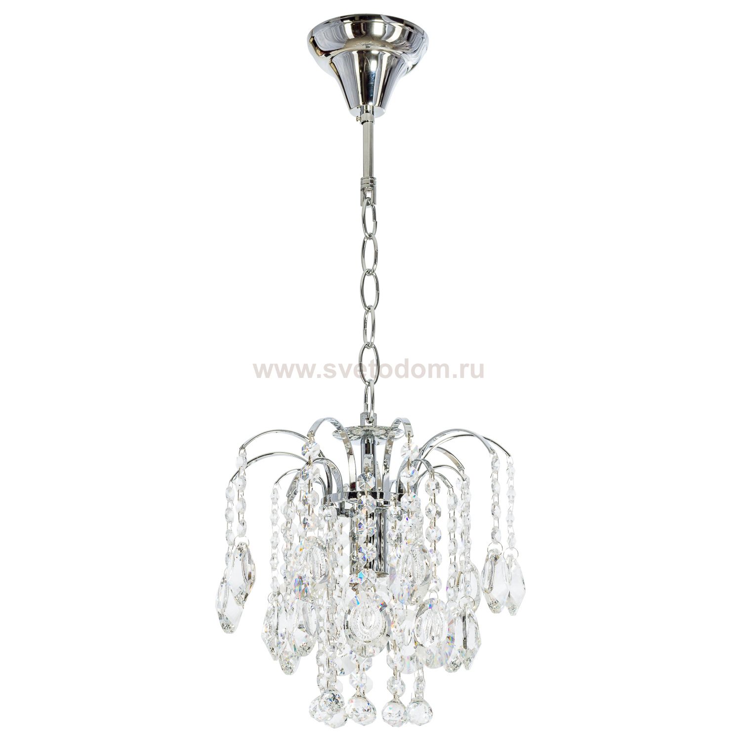 Люстра хрустальная Экономсвет 2826/1CR+WT