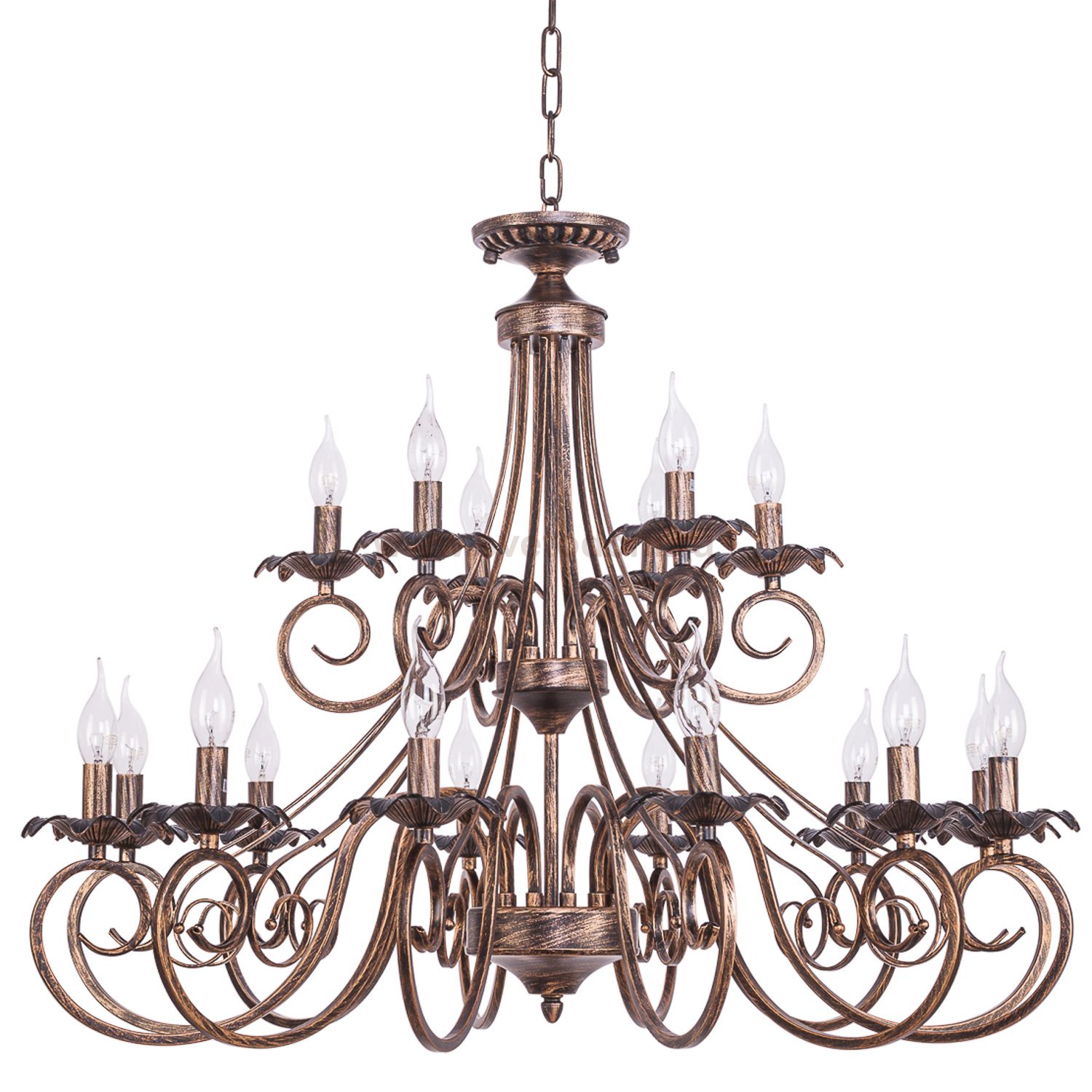 Люстра классическая Экономсвет 2828/18BG