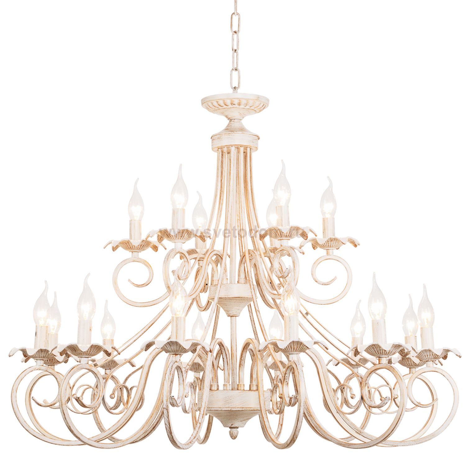 Люстра классическая Экономсвет 2828/18WG