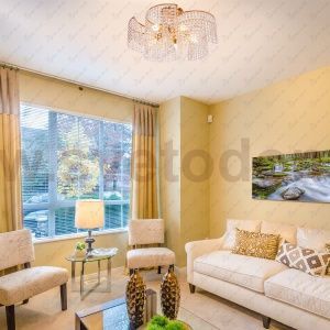 Люстра с хрусталем Экономсвет 2829/5FG+WT