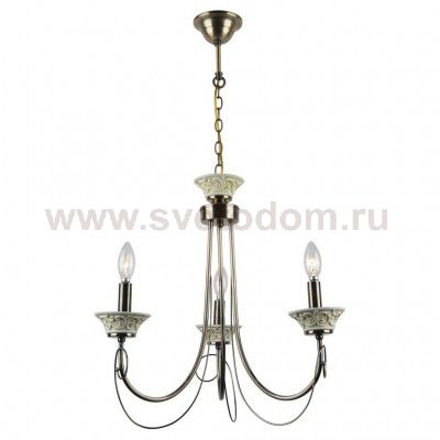 Подвесной светильник Escada 283/3 E14*40W Antique Brass
