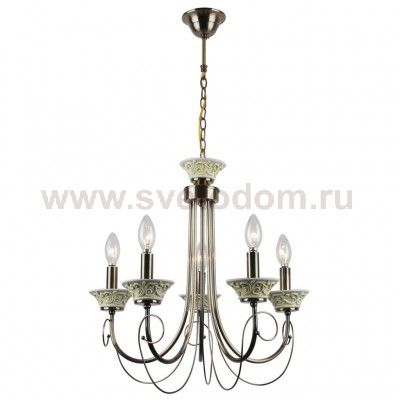Подвесной светильник Escada 283/5 E14*40W Antique Brass