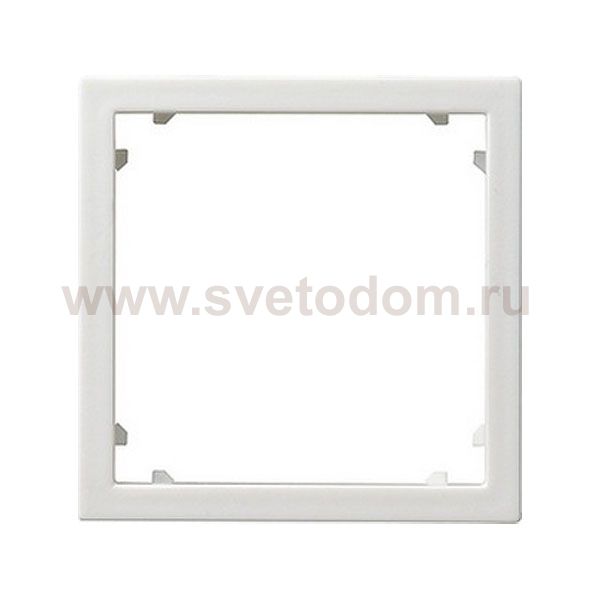 Gira S-55 Бел Промежуточная рамка для приборов с накладкой 45*45 мм (G28327)