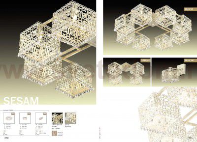 Настенный светильник бра с выключателем Odeon light 2836/1W SESAM