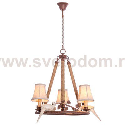 Люстра классическая Экономсвет 2839/3RUST