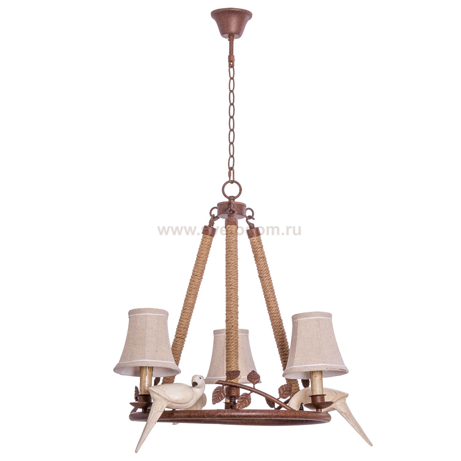 Люстра классическая Экономсвет 2839/3RUST