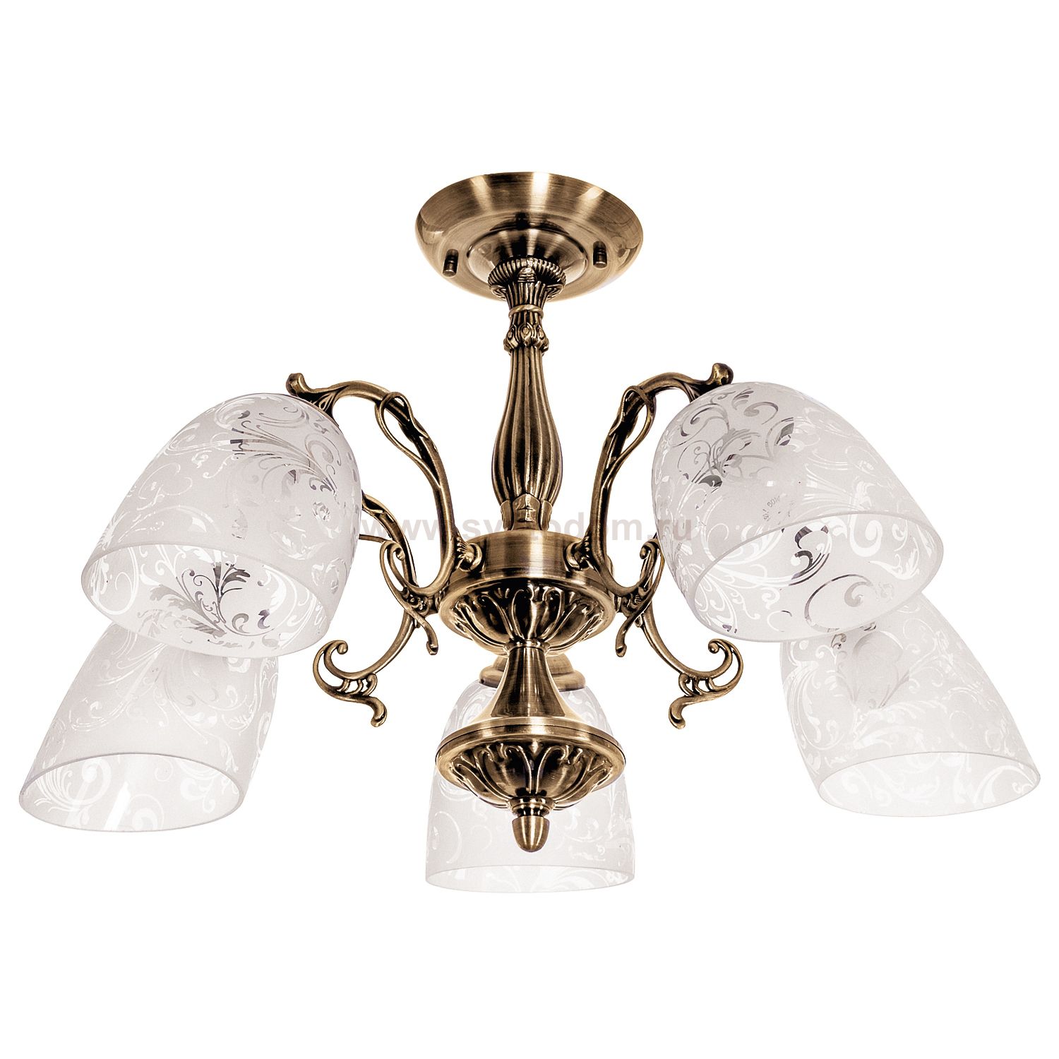 Люстра классическая Экономсвет 28406/5AB WT