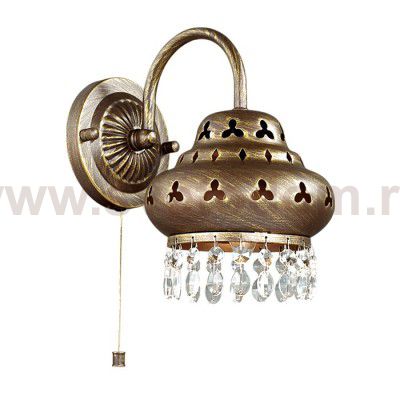 Настенный светильник бра с выключателем Odeon light 2841/1W BAHAR