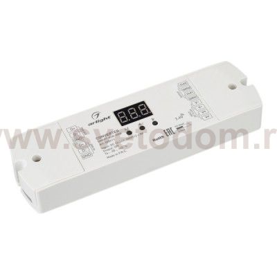 Конвертер SMART-K38-DMX (12-24V, SPI, 2.4G) (Arlight, IP20 Пластик, 5 лет) Arlight 28411
