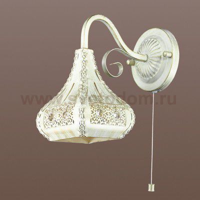 Настенный светильник бра с выключателем Odeon light 2845/1W BAHAR