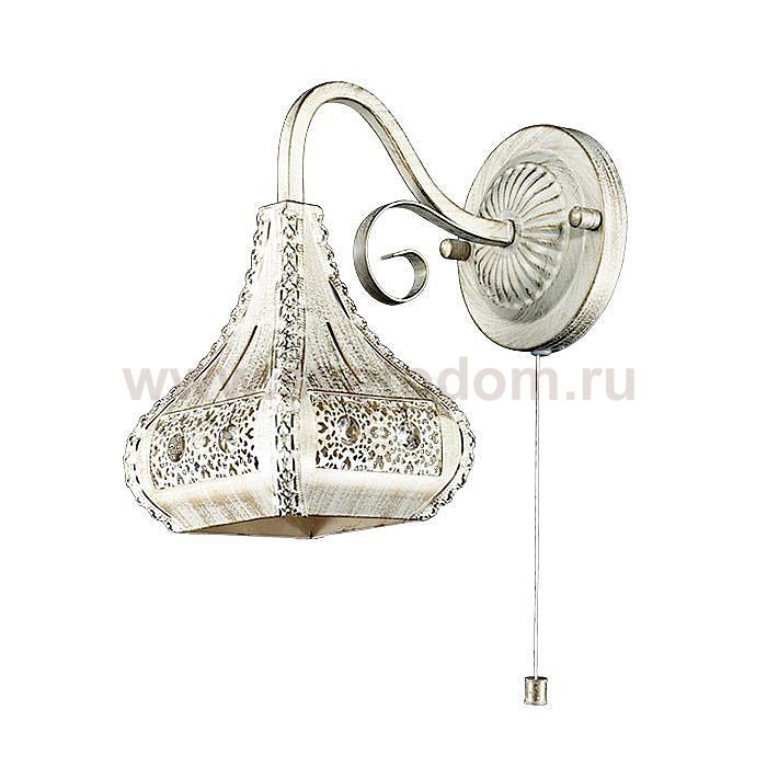 Настенный светильник бра с выключателем Odeon light 2845/1W BAHAR