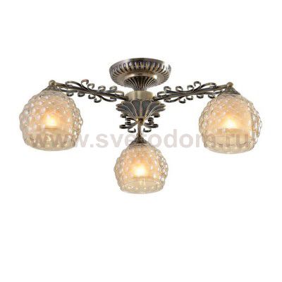 Люстра  потолочная Bella 285/3PF-Oldbronze