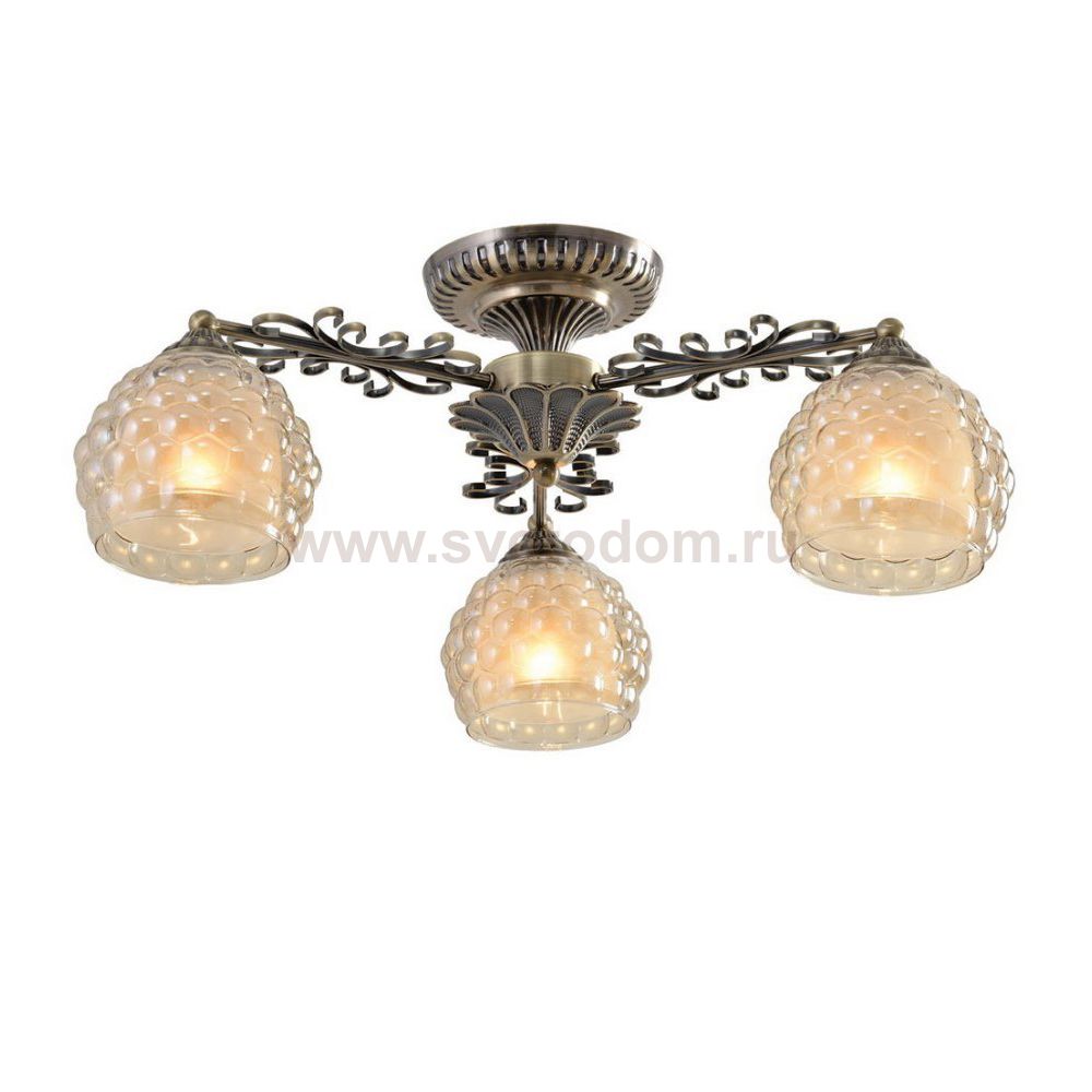 Люстра  потолочная Bella 285/3PF-Oldbronze
