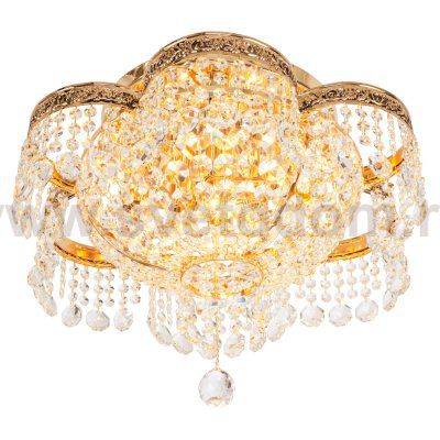 Люстра с хрусталем Экономсвет 2851/9GDBK WT