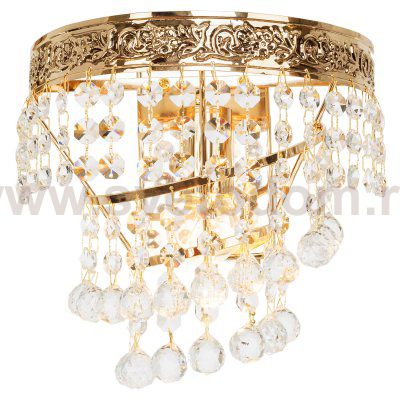 Светильник бра Хрустальные Экономсвет 2854B/1wGDBK WT