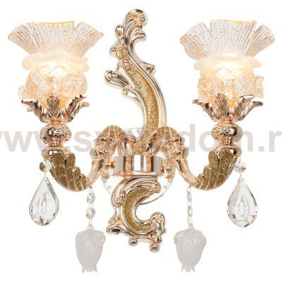 Светильник ЭкономСвет 2858B/2wSG WT