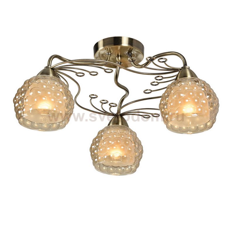 Люстра  потолочная Verity  286/3PF-Oldbronze