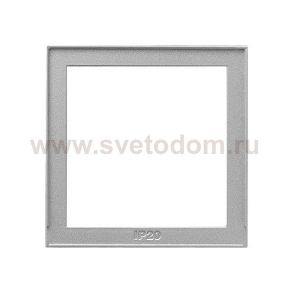 Gira TX-44 Алюминий Рамка промежуточная для приборов S-55 с накладкой 50x50 мм (G28965)