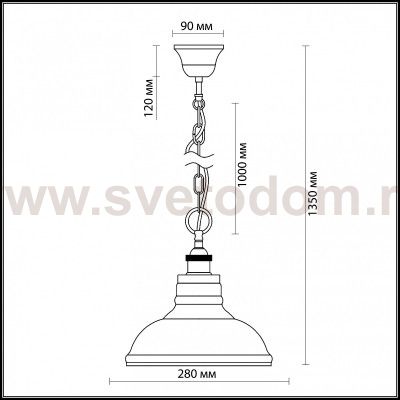 Светильник подвесной Odeon light 2899/1 LATURA