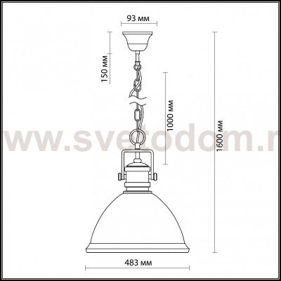 Подвесной светильник Odeon light 2901/1A TALVA