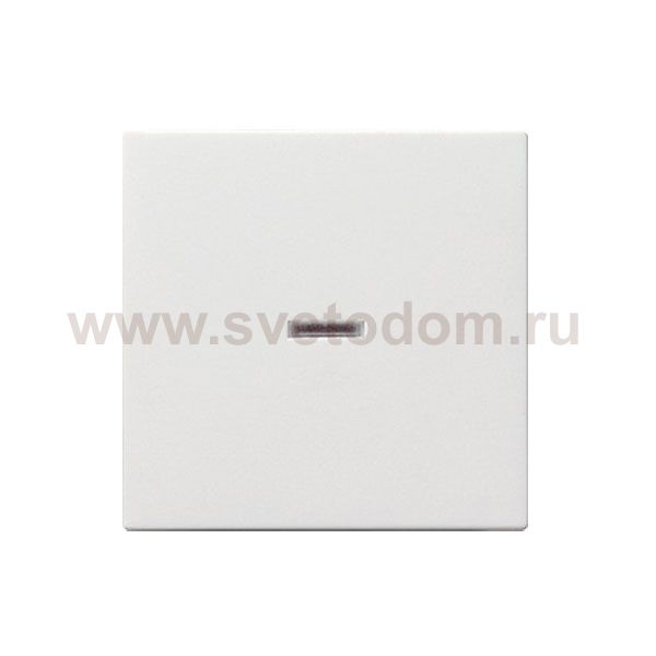 Gira S-55 Бел Клавиша 1-ая с подсветкой (G29027)