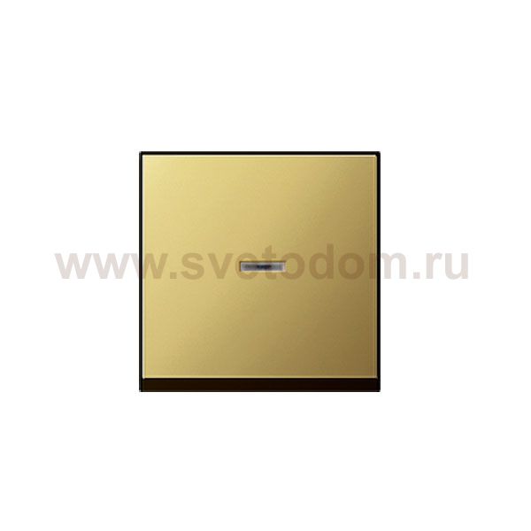 Gira S-55 Латунь Клавиша 1-ая с подсветкой (G290604)