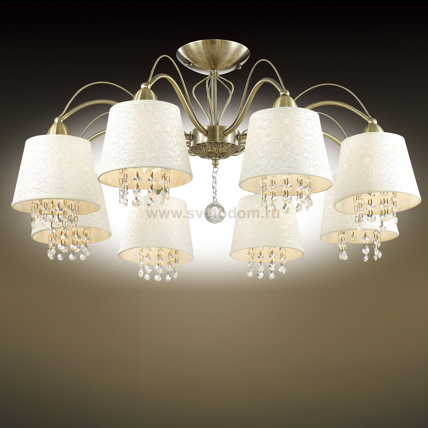 Люстра потолочная Odeon light 2916/8C FONTE