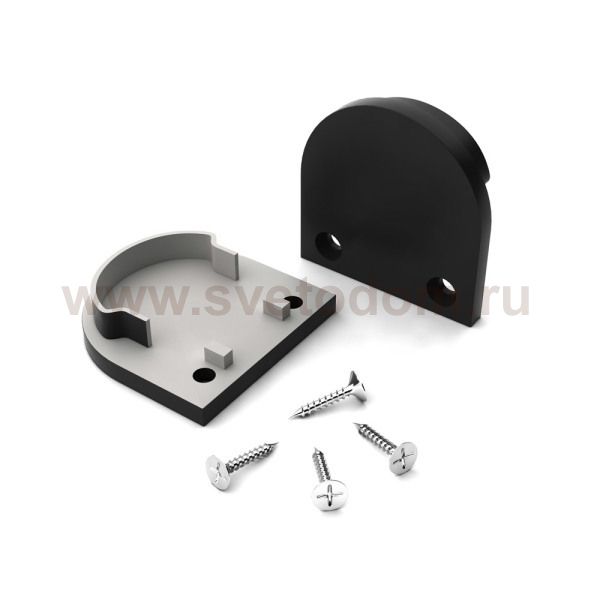 Заглушка SL-LINE-2011M ROUND BLACK глухая Arlight 29176