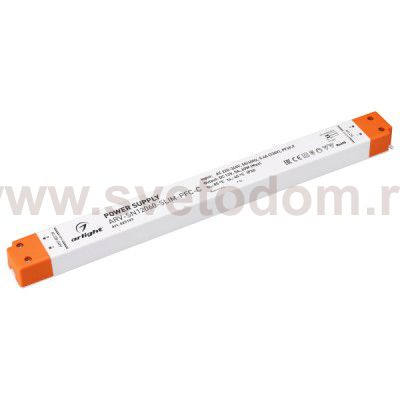 Блок питания ARV-SN12060-SLIM-PFC-C (12V, 5A, 60W) (Arlight, IP20 Пластик, 3 года) Arlight 29197