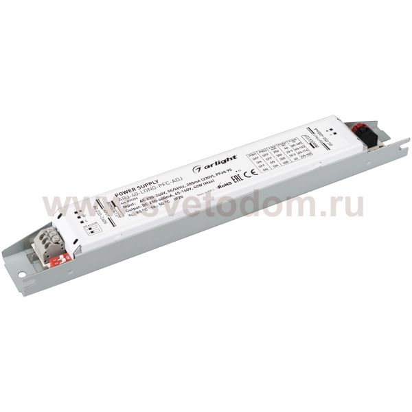 Блок питания ARJ-40-LONG-PFC-ADJ (40W, 250-400mA) Arlight 29255